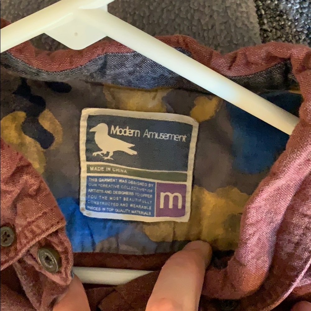 Modern Amusement Button Up - Picture 3 of 3